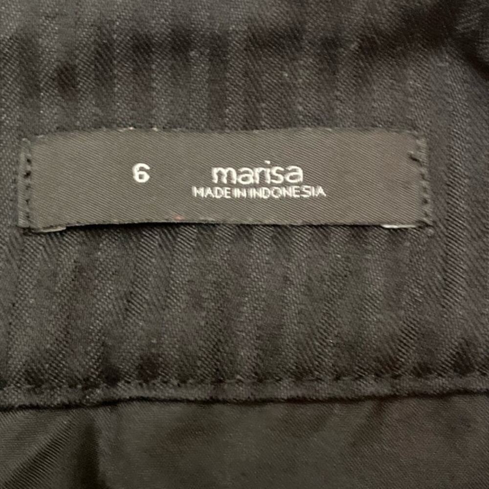Ann Taylor Loft Women's Black Marisa Quilted Texture 26" Inseam Ankle Pants SZ 6 - Picture 7 of 9